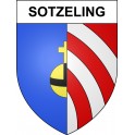 Sotzeling Sticker wappen, gelsenkirchen, augsburg, klebender aufkleber