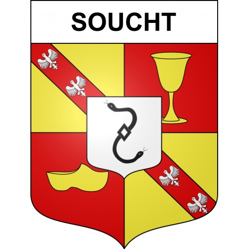 Adesivi stemma Soucht adesivo