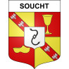 Stickers coat of arms Soucht adhesive sticker