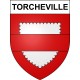 Torcheville 57 ville sticker blason écusson autocollant adhésif