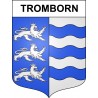 Pegatinas escudo de armas de Tromborn adhesivo de la etiqueta engomada