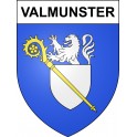 Valmunster 57 ville sticker blason écusson autocollant adhésif