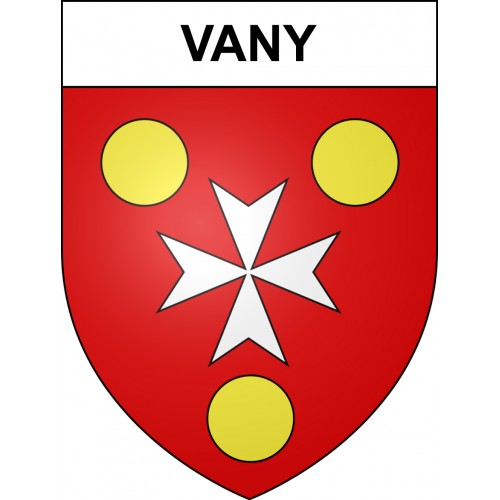Vany 57 ville sticker blason écusson autocollant adhésif