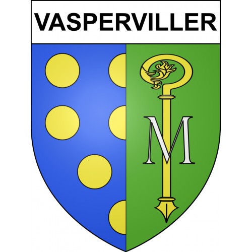 Stickers coat of arms Vasperviller adhesive sticker