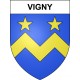 Vigny Sticker wappen, gelsenkirchen, augsburg, klebender aufkleber