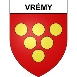 Vrémy 57 ville sticker blason écusson autocollant adhésif