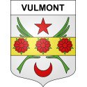 Vulmont 57 ville sticker blason écusson autocollant adhésif