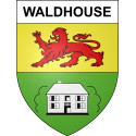 Waldhouse 57 ville sticker blason écusson autocollant adhésif