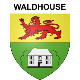 Waldhouse Sticker wappen, gelsenkirchen, augsburg, klebender aufkleber