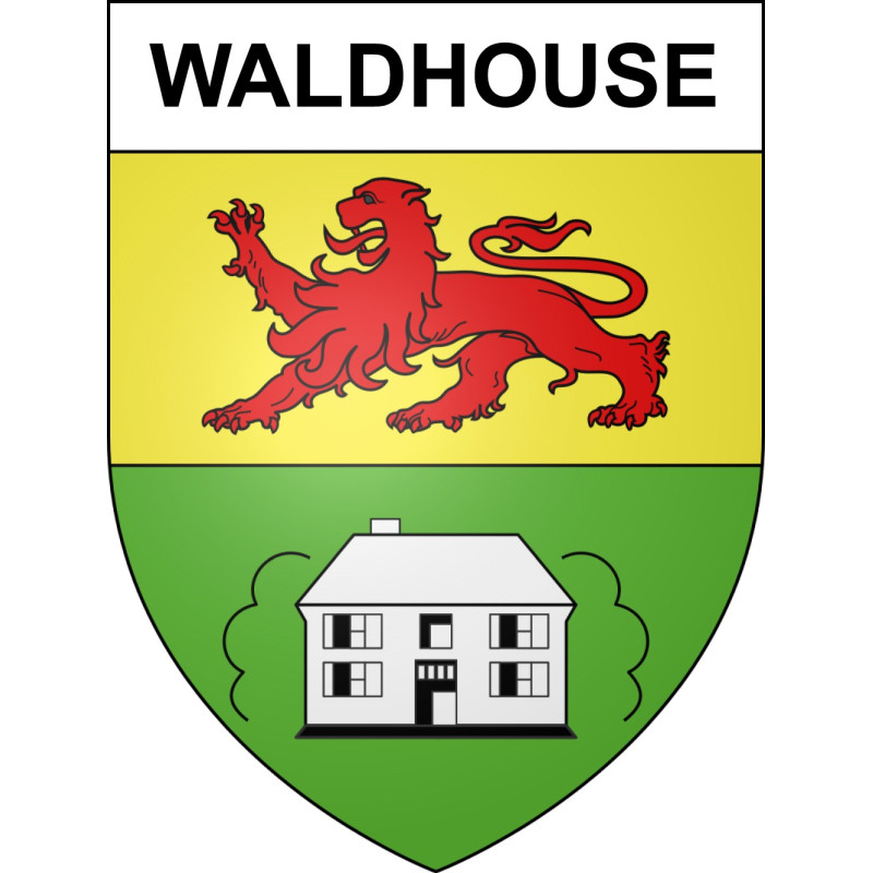 Waldhouse 57 ville sticker blason écusson autocollant adhésif