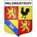 Waldweistroff 57 ville sticker blason écusson autocollant adhésif