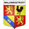 Waldweistroff Sticker wappen, gelsenkirchen, augsburg, klebender aufkleber