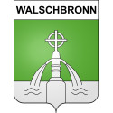 Adesivi stemma Walschbronn adesivo