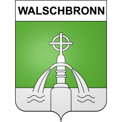 Walschbronn 57 ville sticker blason écusson autocollant adhésif