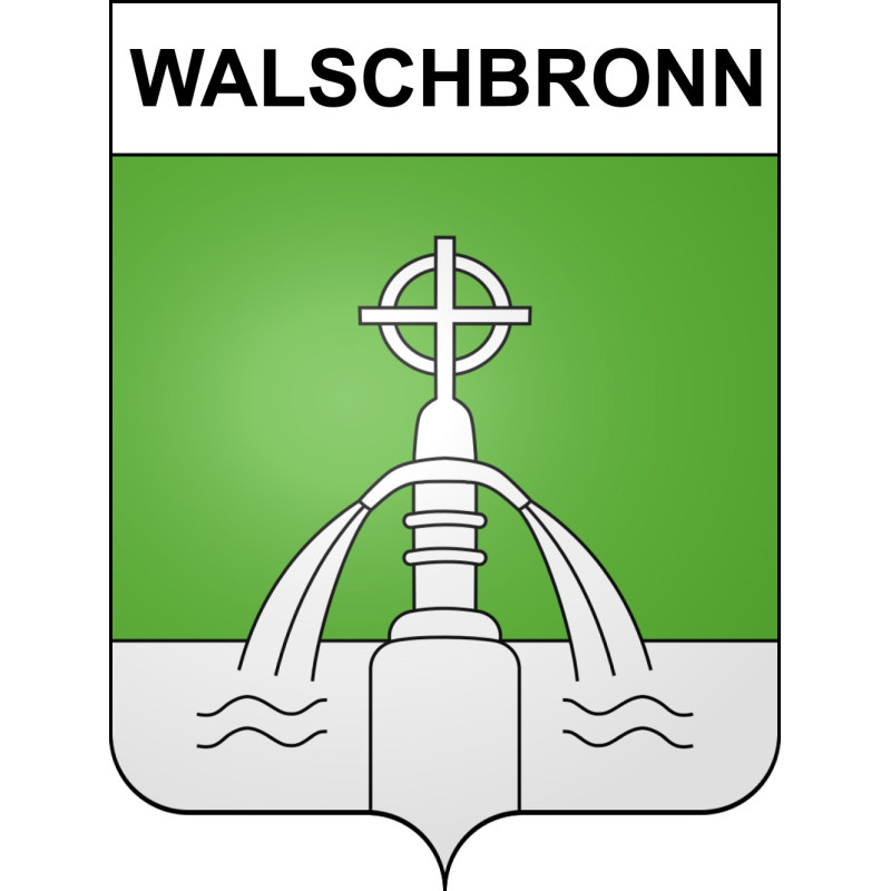Adesivi stemma Walschbronn adesivo