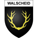 Walscheid 57 ville sticker blason écusson autocollant adhésif