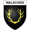 Walscheid Sticker wappen, gelsenkirchen, augsburg, klebender aufkleber