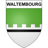 Stickers coat of arms Waltembourg adhesive sticker