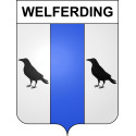Welferding 57 ville sticker blason écusson autocollant adhésif