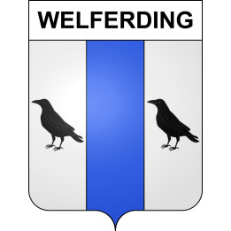 Welferding 57 ville sticker blason écusson autocollant adhésif