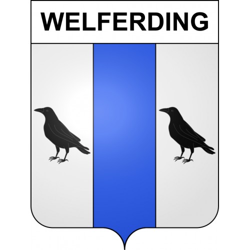 Adesivi stemma Welferding adesivo