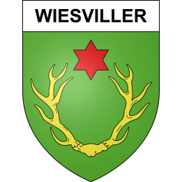 Stickers coat of arms Wiesviller adhesive sticker