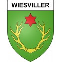 Stickers coat of arms Wiesviller adhesive sticker