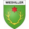 Stickers coat of arms Wiesviller adhesive sticker