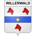 Stickers coat of arms Willerwald adhesive sticker