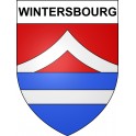 Stickers coat of arms Wintersbourg adhesive sticker
