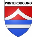 Wintersbourg 57 ville sticker blason écusson autocollant adhésif