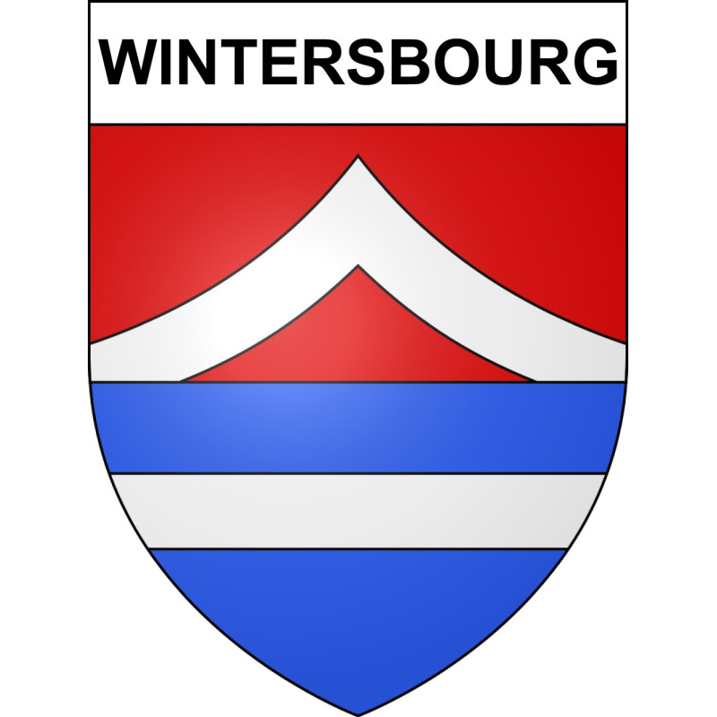 Wintersbourg 57 ville sticker blason écusson autocollant adhésif