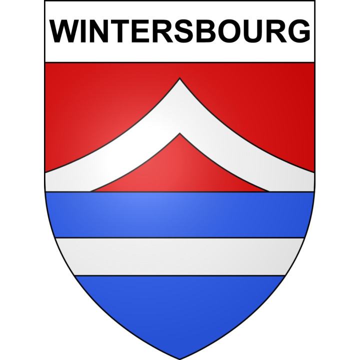 Wintersbourg 57 ville sticker blason écusson autocollant adhésif