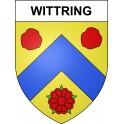 Wittring 57 ville sticker blason écusson autocollant adhésif