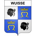 Stickers coat of arms Wuisse adhesive sticker