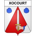 Xocourt 57 ville sticker blason écusson autocollant adhésif