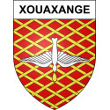 Xouaxange Sticker wappen, gelsenkirchen, augsburg, klebender aufkleber