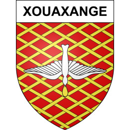 Xouaxange Sticker wappen, gelsenkirchen, augsburg, klebender aufkleber