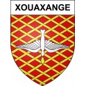Xouaxange 57 ville sticker blason écusson autocollant adhésif