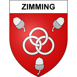 Zimming Sticker wappen, gelsenkirchen, augsburg, klebender aufkleber