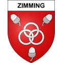Zimming Sticker wappen, gelsenkirchen, augsburg, klebender aufkleber