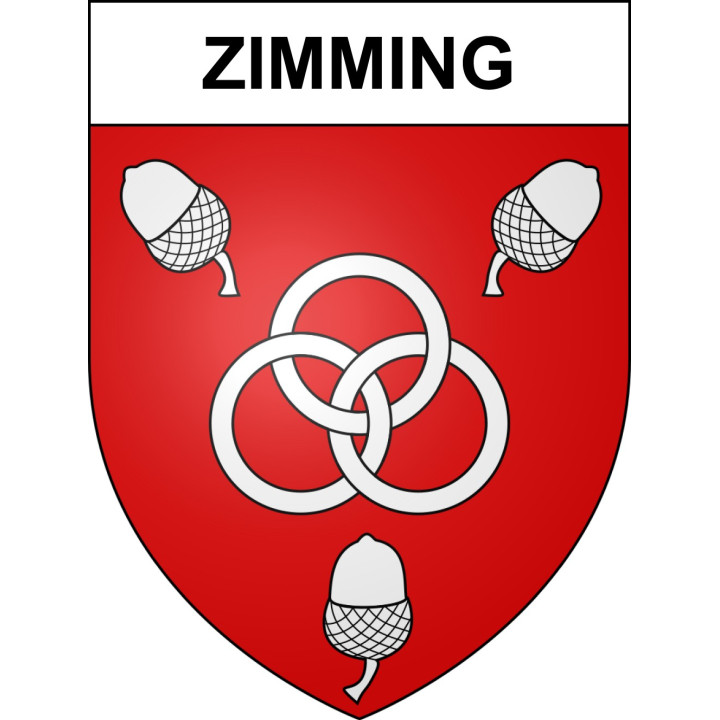 Stickers coat of arms Zimming adhesive sticker