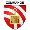Pegatinas escudo de armas de Zommange adhesivo de la etiqueta engomada