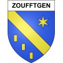 Stickers coat of arms Zoufftgen adhesive sticker