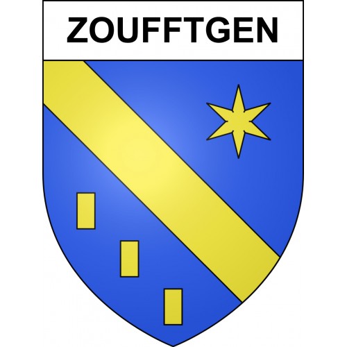 Zoufftgen Sticker wappen, gelsenkirchen, augsburg, klebender aufkleber