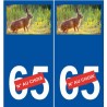 Lièvre numéro choix autocollant plaque sticker logo 1