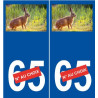 Lièvre numéro choix autocollant plaque sticker logo 1
