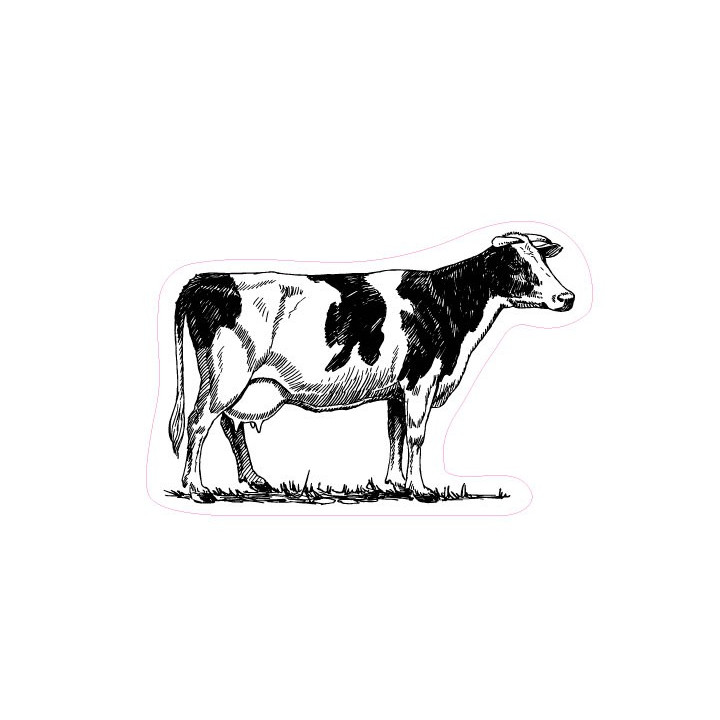 Sticker Deer animal stickers adhesive drill logo 2