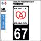 66 Cerdanya sticker sticker plate