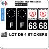 66 Cerdanya sticker aufkleber platte